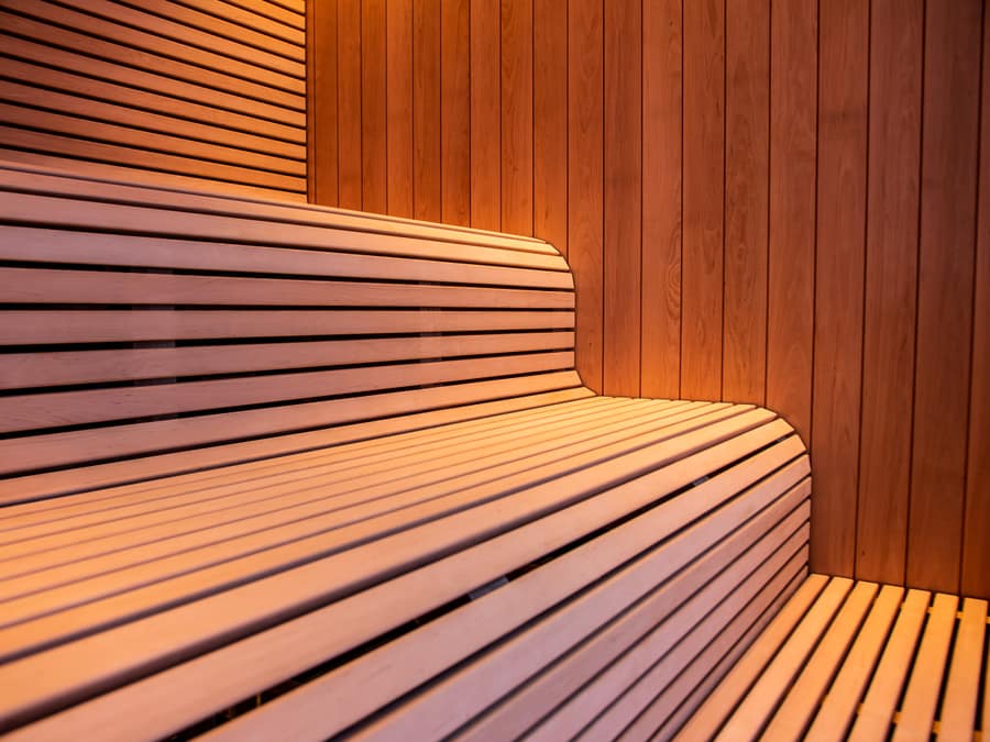 Elegant alder sauna